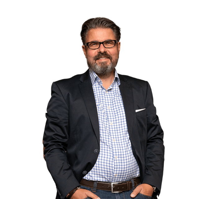 Klaus-Peter Stelter Leiter Finanz- und Rechnungswesen in Arbeitskleidung bei von Stern'sche Druckerei