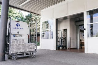 Logistik Ausgang bei der Von Stern'sche Druckerei in Lüneburg						